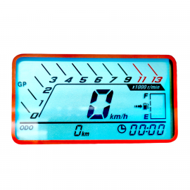 Motorcycle Digital Waterproof Single Display Speedo RPM Meter for Bike Honda CD70