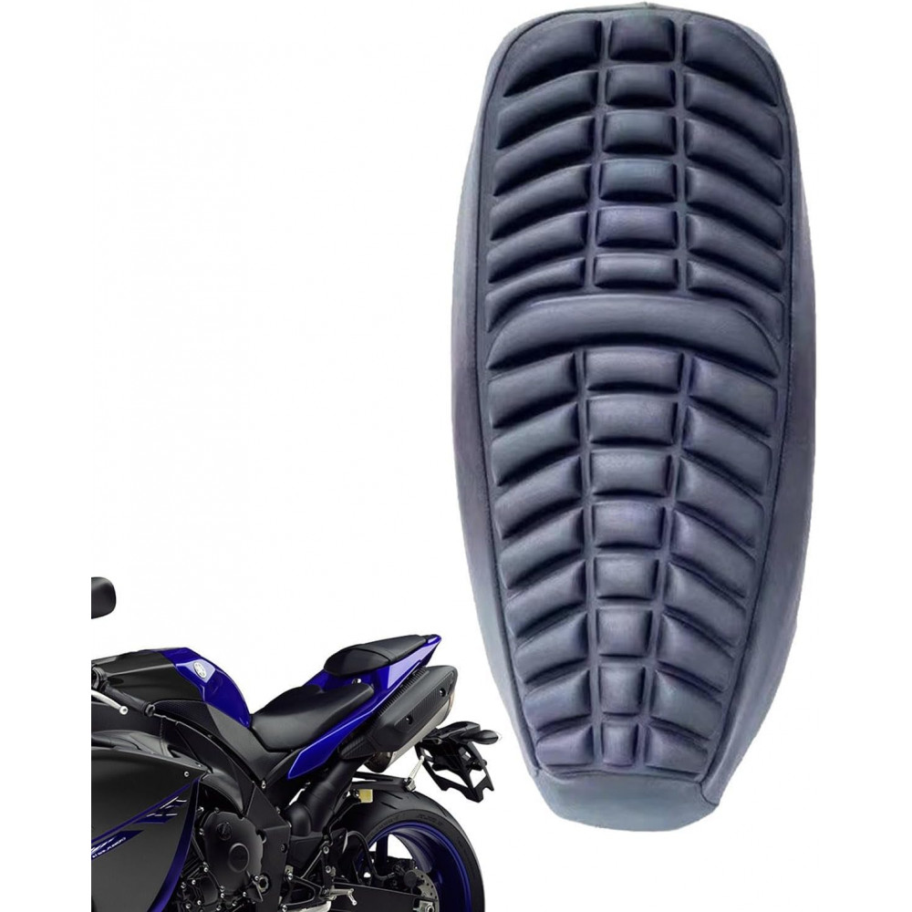 Motorcycle Full Seat Cushion 3D Shock-Absorbing Motorcycle Seat Insulation Mat Motorcycle Seat Cushion Pad Moto Accessories for Yamaha YBR YBRG YBZ, Suzuki GD110, GS150, GR150, Honda CD70, 100, CG125. CB150F, CB125F Universal Fitting