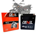 DENEL MOTORCYCLE DRY BATTERY  FOR SUZUKI GD110, GR150, GS150, GS150SE, GX125 - 7AH, 12V