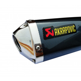 Akrapovic CBR Type Carbon Fiber Exhaust with Silver Tip