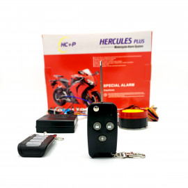 Motorcycle Remote Alarm Security Lock System With Jack Knife Key