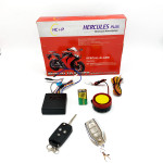 Motorcycle Remote Alarm Security Lock System With Jack Knife Key