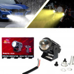 1-PCS Mini Driving Motorcycle Led Light 20w Dual Tone 3-Wires Fog Led For motorcycle, Car, Jeep Wit Button.