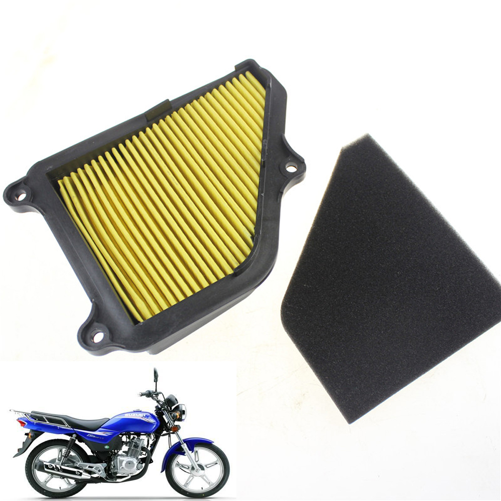 AKE - Imported High Quality Motorcycle Air filter with Foam for Suzuki GD110 - Genuine Quality