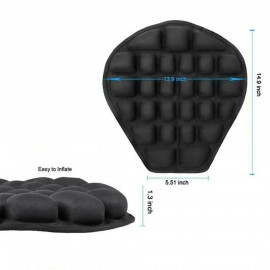 Motorcycle Seat Memory Foam Cushion Breathable Non-Slip Seat Cover for touring & long riding