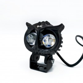 1-PCS of OWL EYE LED Long Range OWL Mini Driving Light Dual Color High Low Beam Long throw brightest Light