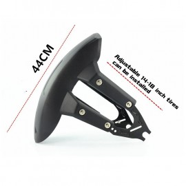 Universal Black Plastic Motorcycle Rear Wheel for fender Splash Guard Rear Wheel Cover Splash Guard Mudguard with Bracket