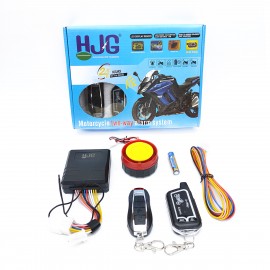 Motorcycle Remote Alarm Security Lock System with Key Remote