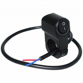 1 PC Plastic Body ON OFF Button 12V Motorcycle Handlebar Headlight ON / OFF  Switch with Fog Brake Light Switch - Waterproof Control Switch Button - Handlebar Switch Assembly