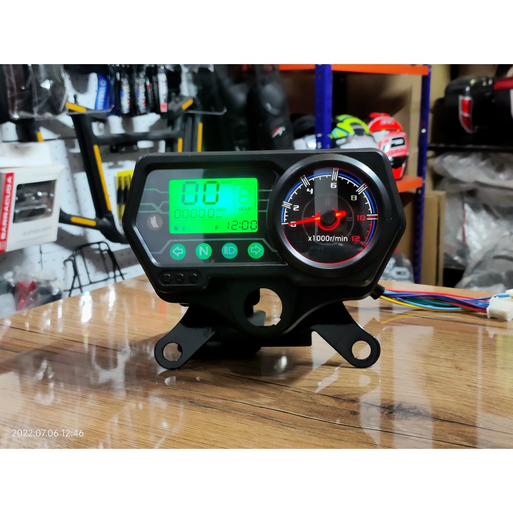 Motorcycle Digital Waterproof Speedo RPM Meter Rpm Analogue Meter for Honda CG125 Bike Digital Meter