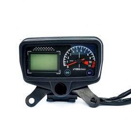 Motorcycle Digital Waterproof Single Display Speedo RPM Meter for Honda CG125