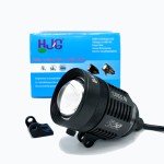 HJG ORIGINAL KZ30 CREE 60W Dual Colour 3 Function Adjustable Motorcycle LED Headlight Zoom in Out Fog Light