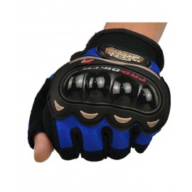 Pro Biker Half Gloves MCS-04C Blue