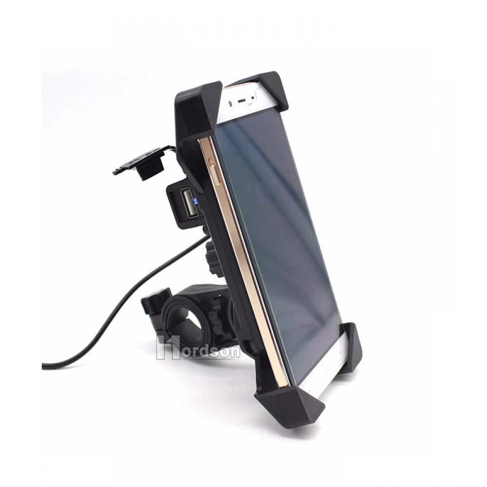 best bike mobile holder with charger waterproof