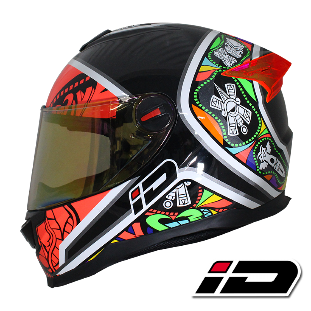 ID HELMET SPARTAN S6 BLACK