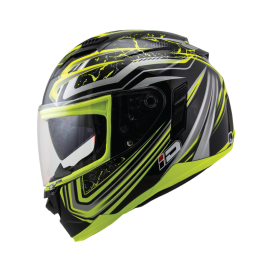 ID HELMET SPYDER D5 BLACK CHROME VISOR