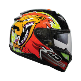 ID HELMET SPYDER D7 WHITE CHROME VISOR