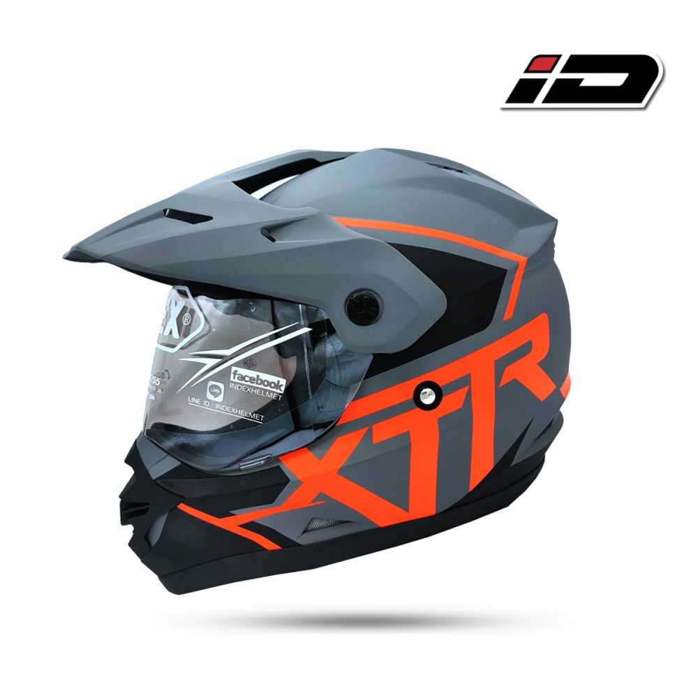 ID MOTOCROSS HELMET XTR GREY FROST