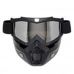 Motocross Goggles With Face Mask